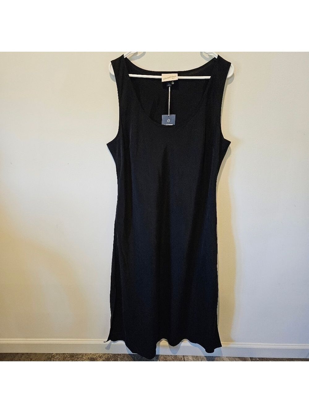 UNIVERSAL THREAD NWT EBONY SCOOP NECK SLEEVELESS MAXI DRESS SIZE XL